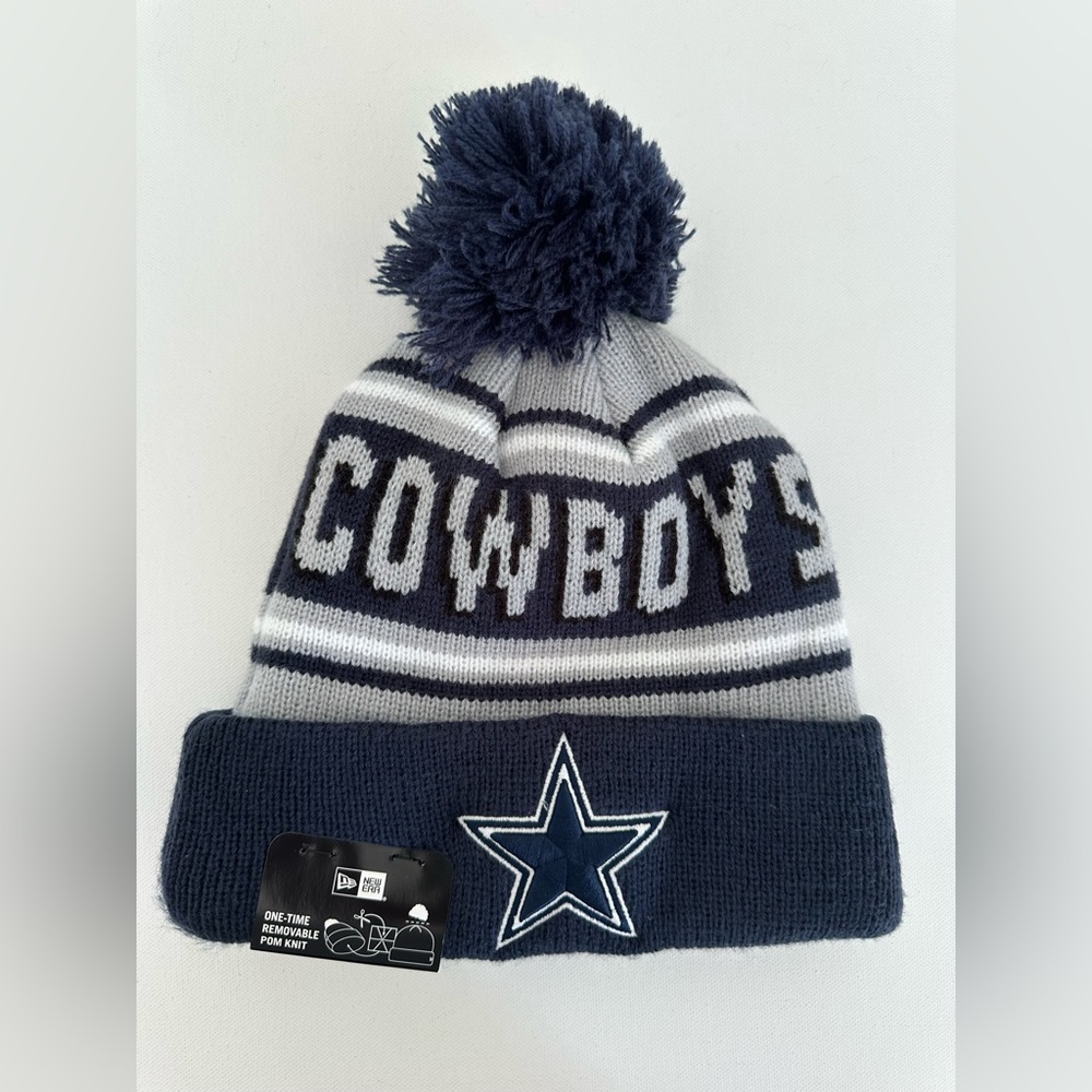 NFL Dallas Cowboys New Era Gray and Navy Beanie
